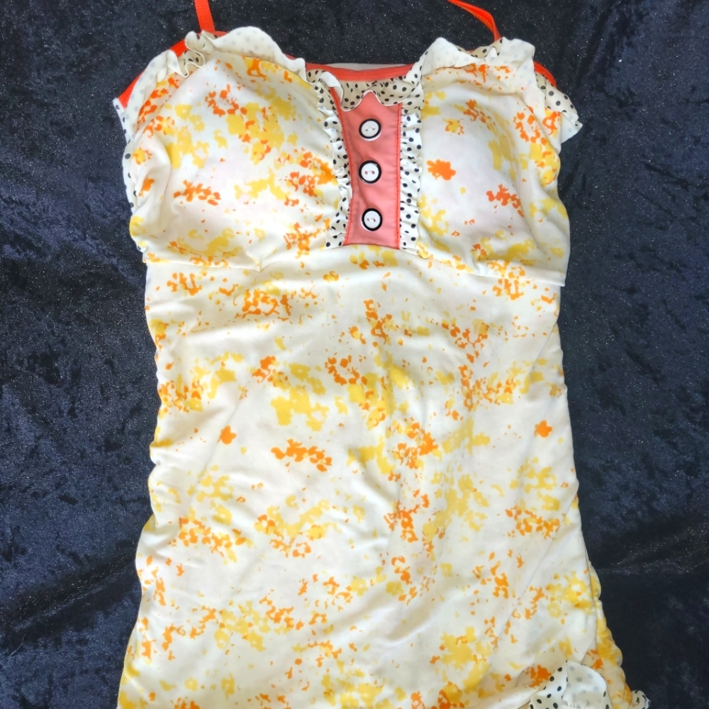 LIME RICKI swimsuit top halter small